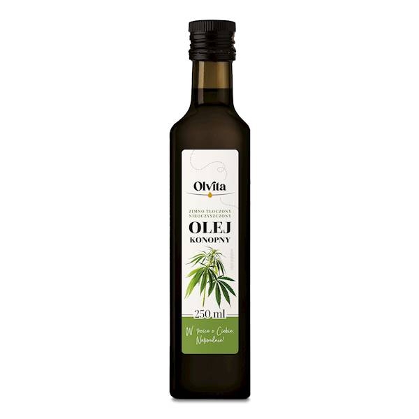Olej konopny tłoczony na zimno 250ml Ol'vita