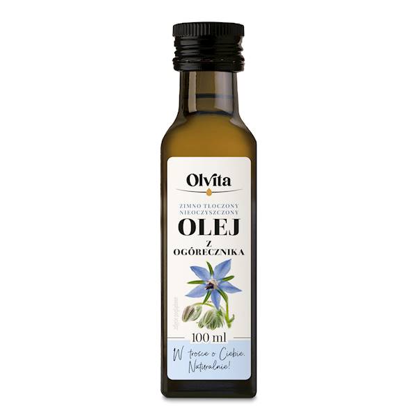 Olej z ogórecznika tłoczony na zimno 100ml - Ol'vita