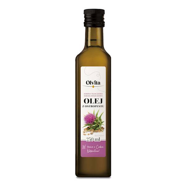 Olej z Ostropestu 250ml - Tłoczony na Zimno