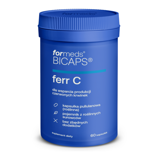 FERR C 60k ForMeds BICAPS żelazo witamina C