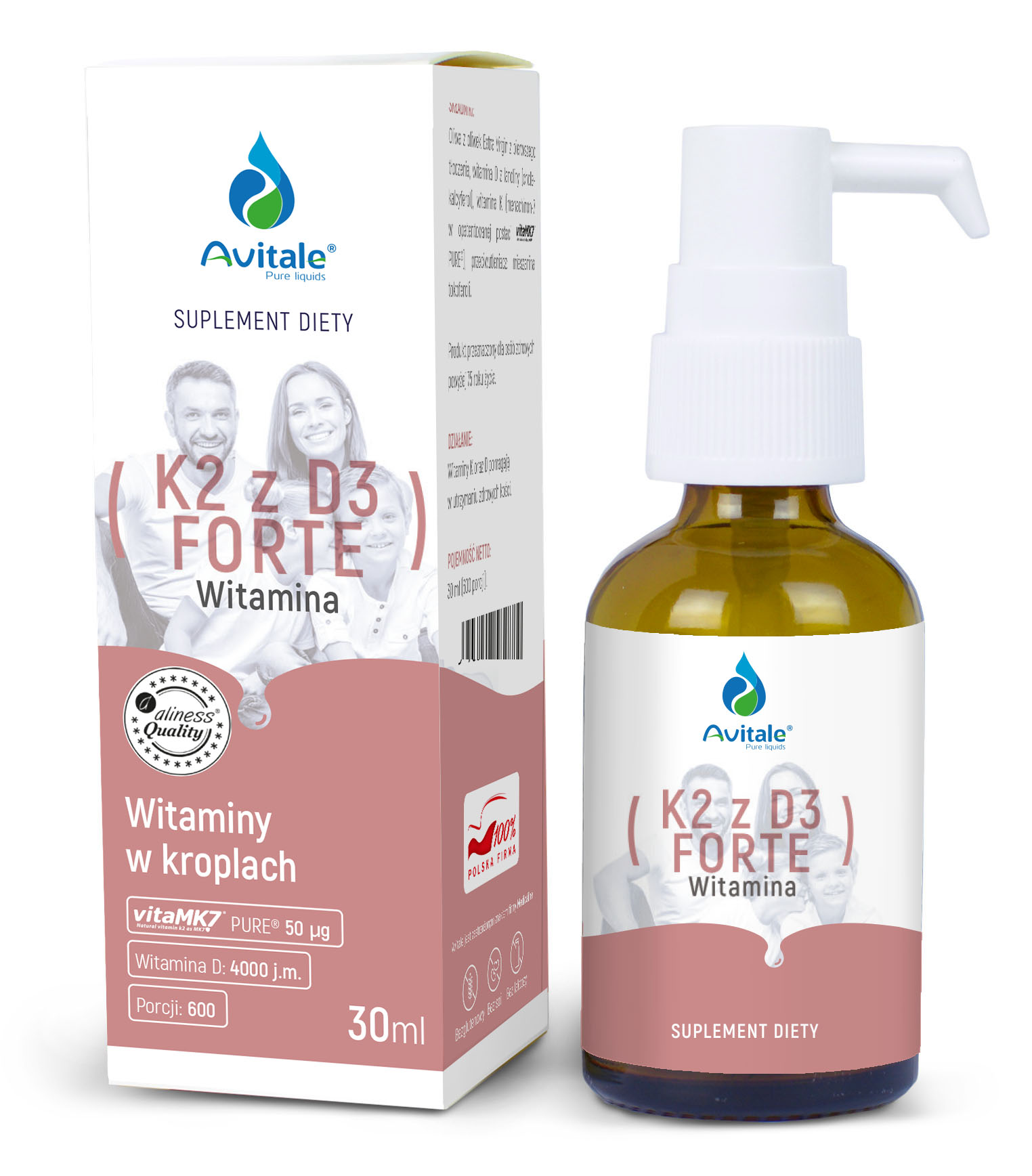 D3K2 Forte Avitale 30ml Aliness