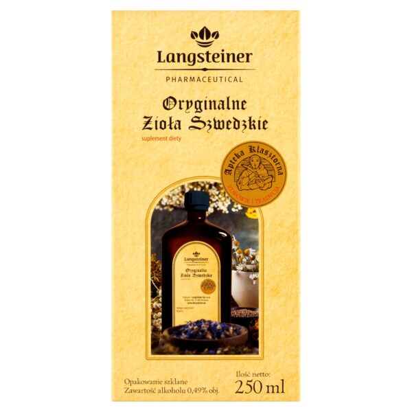 Oryginalne Zioła Szwedzkie płyn 250ml Langsteiner